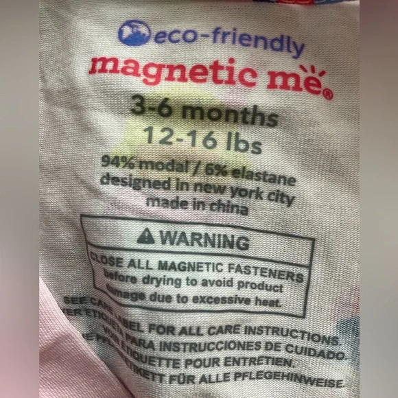 MAGNETIC ME Sundae Funday With Ruffle Detail Footie Pajamas | Pink - Picture 5 of 10